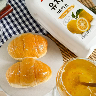 [1.3KG]เบสยูสุ Citron Base Foodrella เบสยูสุพร้อมเนื้อละเอียด สูตรเข้มข้น พกพาสะดวก ไม่มีคาเฟอีน