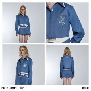 Merge Official - Zena Crop Shirt (พร้อมส่ง)