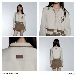 Merge Official - Zena Crop Shirt (พร้อมส่ง)