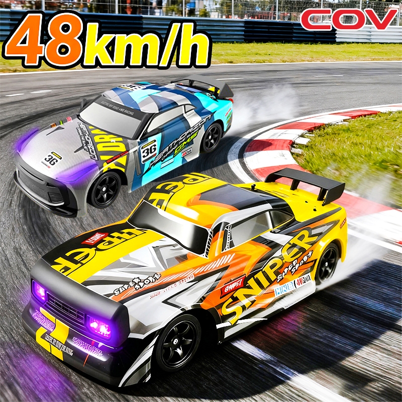 รถบังคับ RC 4WD สเปคแข่งสูง ความเร็ว 48km h ระบบกันกระแทกแน่นหนา พร้อมอุปกรณ์ครบชุด ควบคุมง่าย มือใหม่ก็เล่นได้