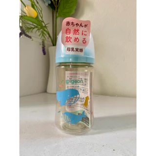 ✅ (1ขวด)รุ่นใหม่ล่าสุด New ขวดนมบอกออนซ์คอกว้างสีชาของนำเข้าปลอดสาร BPA ขวดนม PPSU