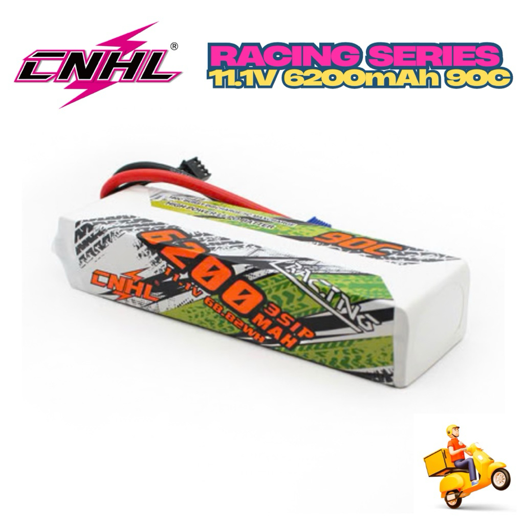⭐️CNHL แบต Lipo คุณภาพสูง 3S 6200mAh 90C (EC5 plug) เกรดแข่งขัน แรง!!⭐️🏆
