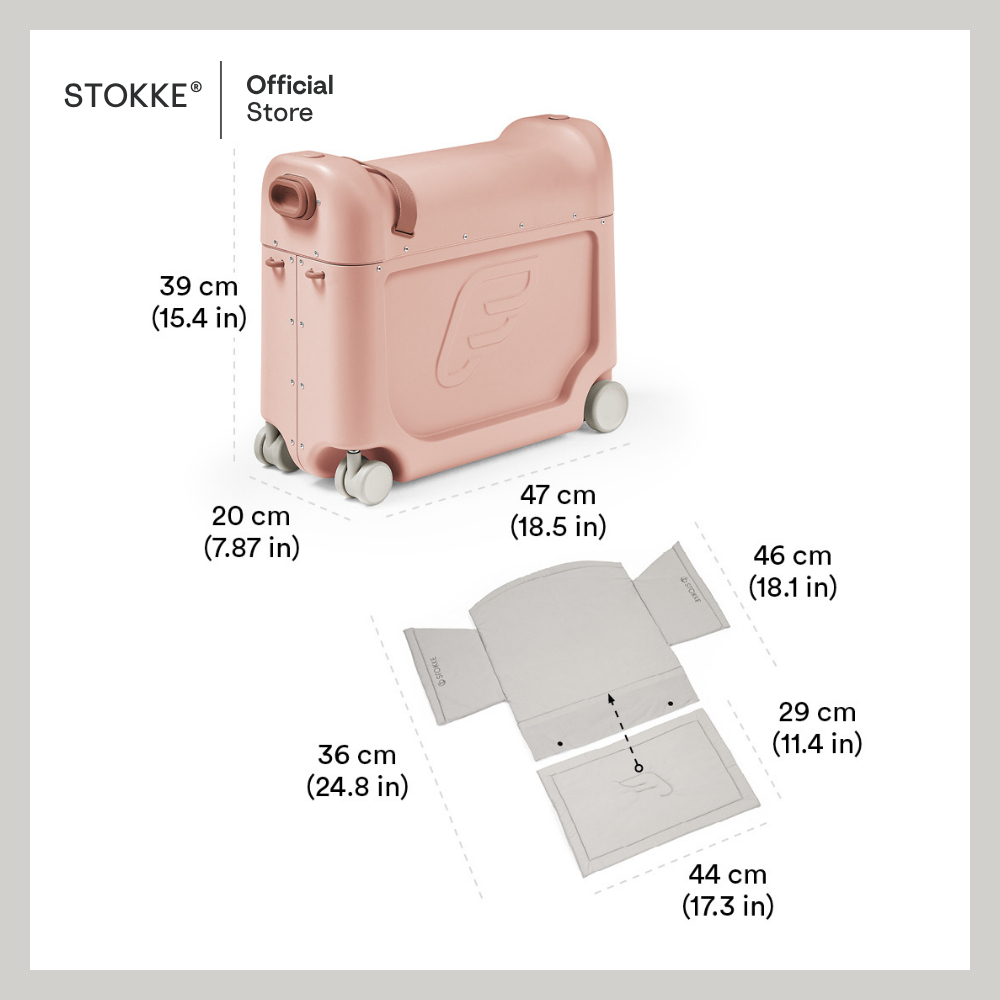 Stokke® JetKids™ BedBox™ กระเป๋าเดินทาง ขี่ได้ ลากได้ ถือขึ้นเครื่องบินได้ สำหรับเด็ก รูปที่ 5