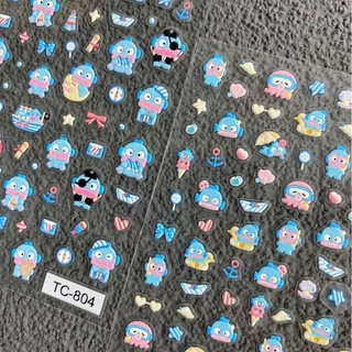 พร้อมส่งจากไทย!!! สติกเกอร์ติดเล็บ สติกเกอร์ลายนูน สติกเกอร์ 5D ลายSanrio สติกเกอร์ตกแต่ง ติดสมุดหรือสิ่งของก็น่ารัก