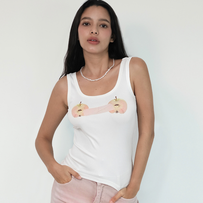 เสื้อกล้ามลายพิมพ์ Ivvy - “POLENE” Tank top