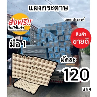 แผงไข่กระดาษ ชุดละ120ใบ มือ1 ส่งฟรี