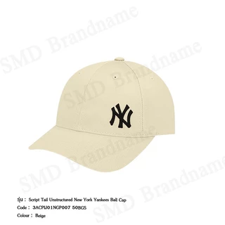 MLB หมวกแก็ป รุ่น Script Tail Unstructured New York Yankees Ball Cap Code: 3ACPIJ01N 50BGS