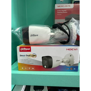 (พร้อมส่ง) ⚡️รุ่นใหม่ล่าสุด! DAHUA ⚡️กล้องวงจรปิด 2MP รุ่น B2A21P-U-IL-A บันทึกเสียง มีไมค์ ภาพสี 24 ชั่วโมง Full Color