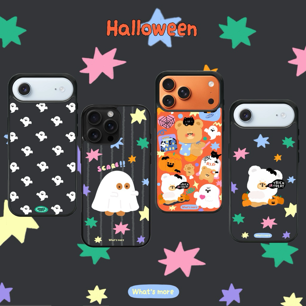 [พร้อมส่ง]🛋️ Halloween 👻🎃🧡(📱แจ้งรุ่นในแชท ) | what‘s more 👀⭐️