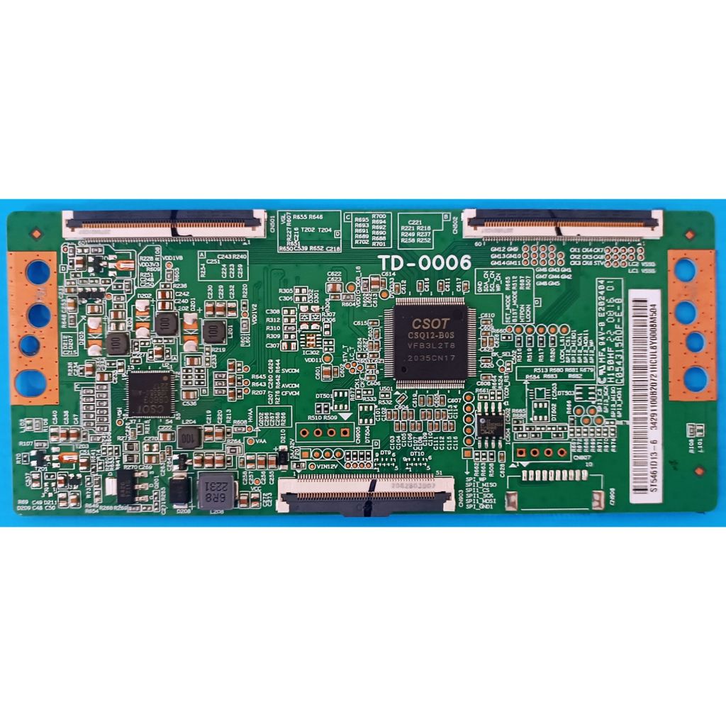 บอร์ดทีคอนทีวี HAIER H55K66UG , H55S6UG-Pro , H55D6UG , H55K6UG Plus พาสบอร์ด ST5461D13-6  / TD-0006