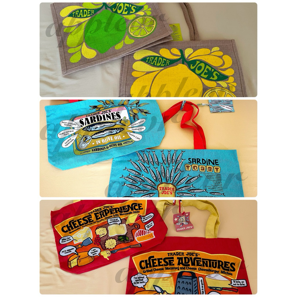 พร้อมส่ง 🇺🇸 กระเป๋าผ้าTrader Joe’s Tote bag