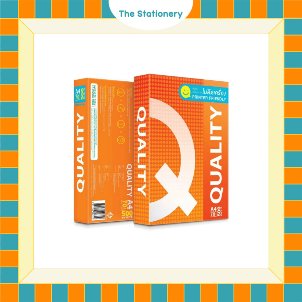 กระดาษถ่ายเอกสาร กระดาษ A4 Quality Orange 70 gram 1 รีม