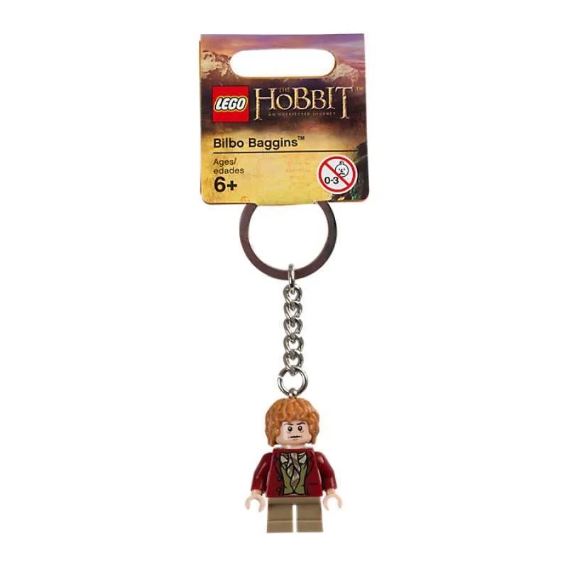 850680 : พวงกุญแจ LEGO The Hobbit Bilbo Baggins Key Chain (ผลิตปี 2013) - ป้ายมีตำหนิเล็กน้อย