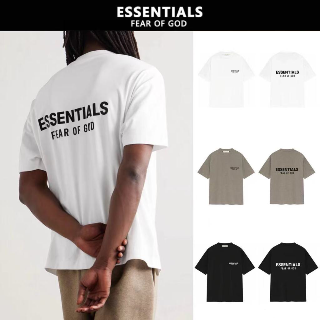 Fear of God Essentials FOG Classic အင်္ကျီ တီရှပ် (SS25) Bright White
