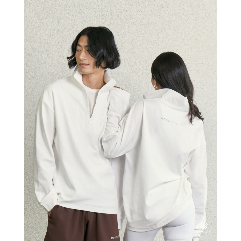 MEN ZIPPED PULLOVER - NEW COLORS
