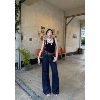 Y2.NEW CLASSY JEANS กางเกงยีนส์ขากระบอก