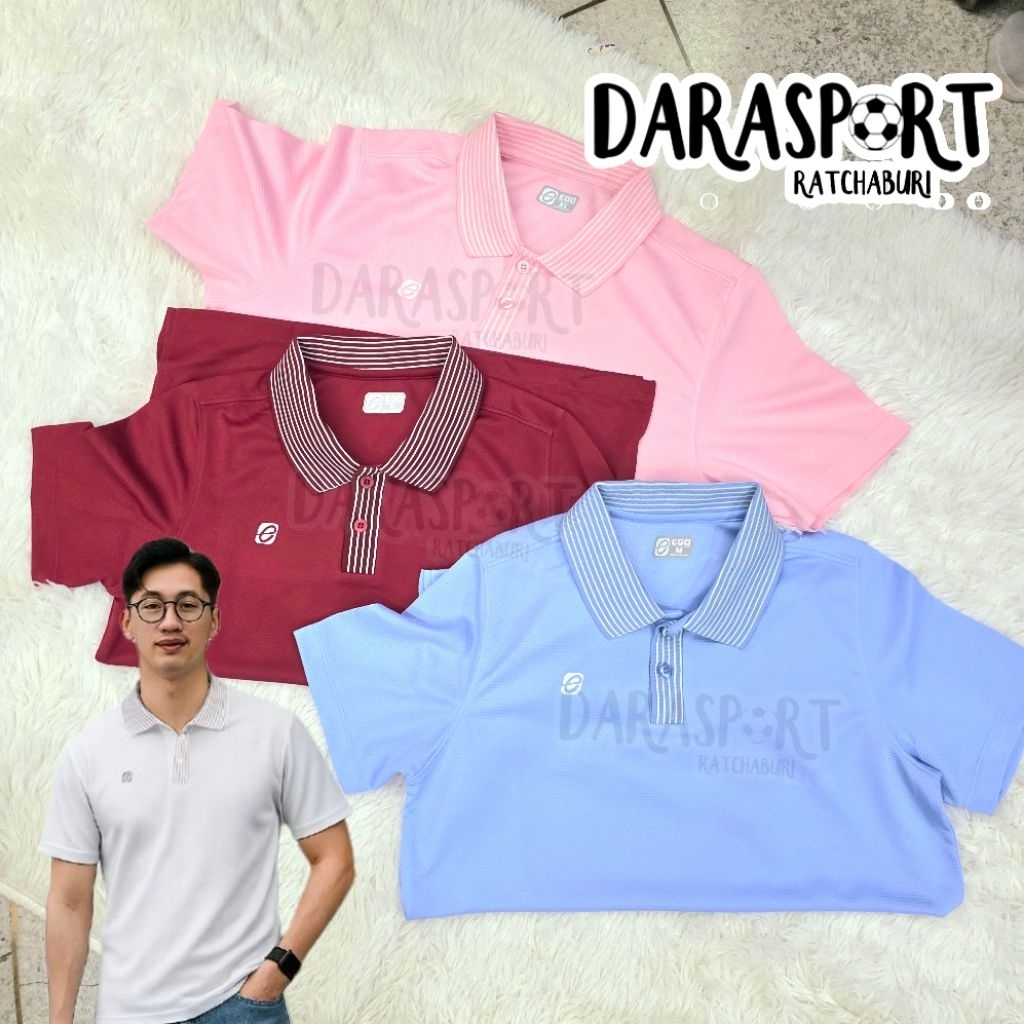 🍀 พร้อมส่ง เสื้อโปโลคอปกแขนสั้นอีโก้ สปอร์ต EGO Sport EG 6207 ใส่ได้ทั้งหญิงและชาย (ส่งภายใน 2 วัน)