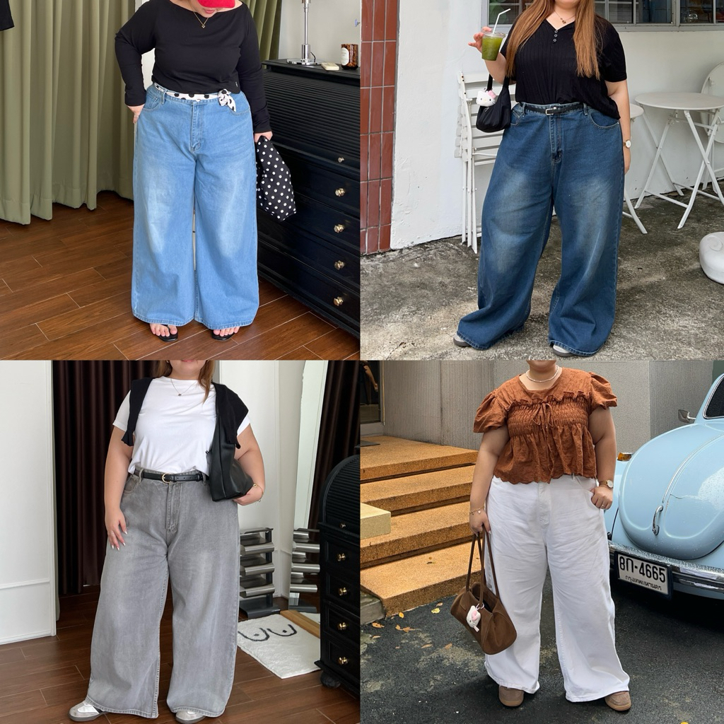 Denim Pants กางเกงยีนส์ทรงBaggy | Preeyaaa