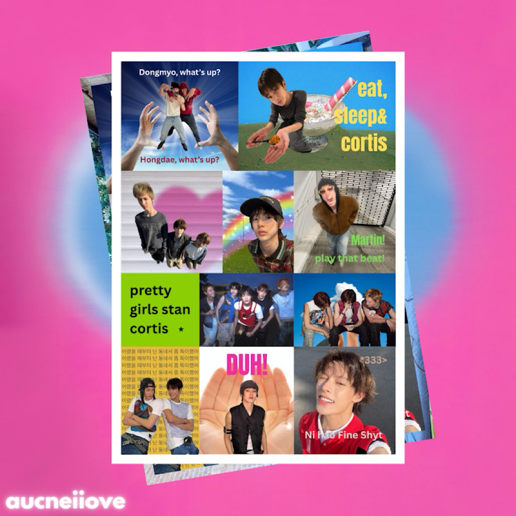 cortis ꒰ color outside the lines ꒱ stickers