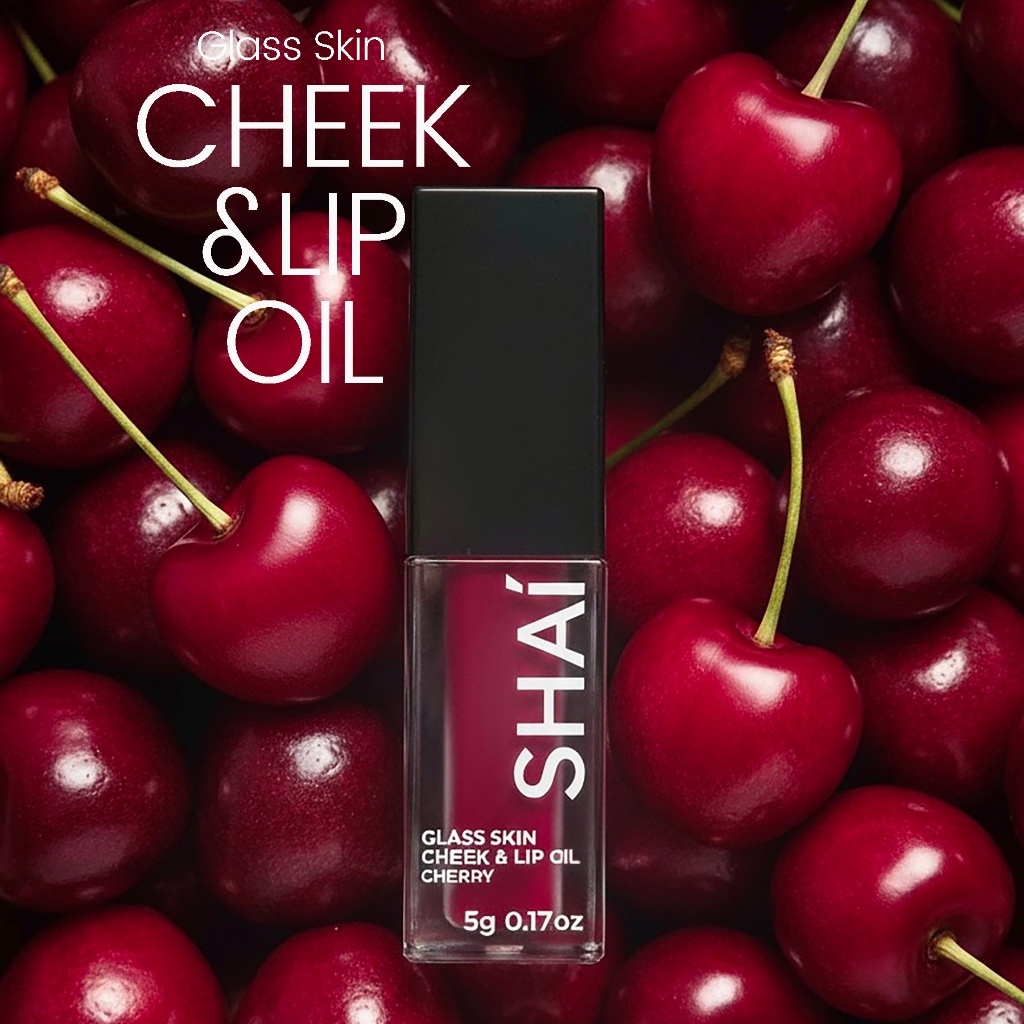 SHAI ทินท์แก้มและปากเนื้อออยล์ บำรุงชุ่มชื้น Glass Skin Cheek&Lip Oil