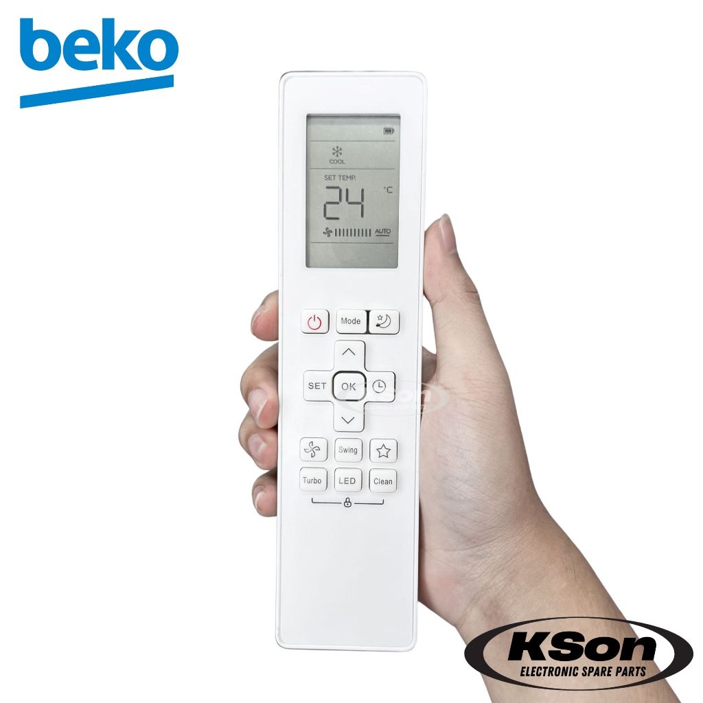 รีโมทแอร์ เบโค อะไหล่แอร์ BEKO Air Conditioner Remote Control รุ่น RG10B(G)/BGEF ราคา ถูกที่สุด ดีลบีเคเค แกลเลอรีภาพที่ 5