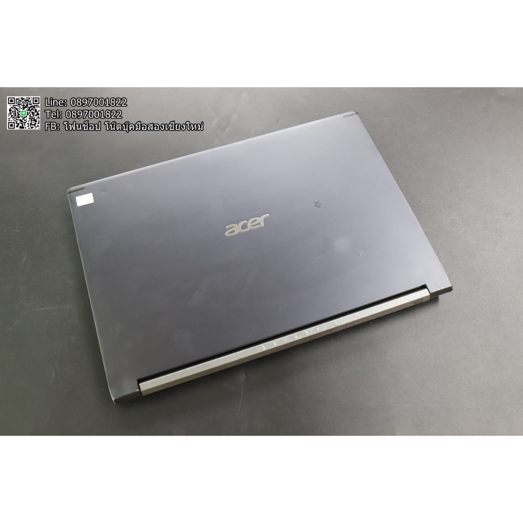 ACER ASPIRE 7 A715-74G-55AF (RAM 16 GTX 1050) ขาย 9,900 บาท