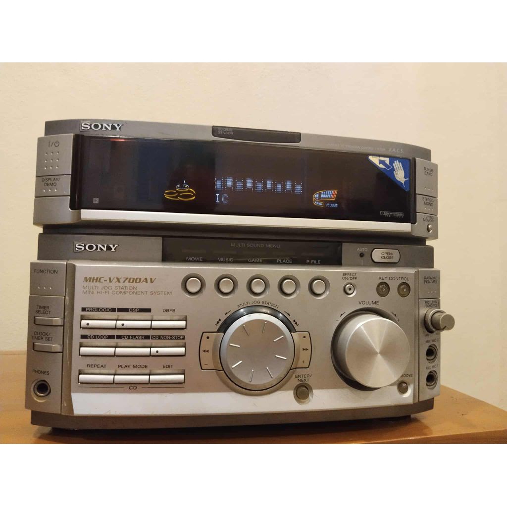 SONY MHC-VX700AV/กำลังขับเสียง3800วัตต์ P.M.P.O(150Wx2+60w+80w