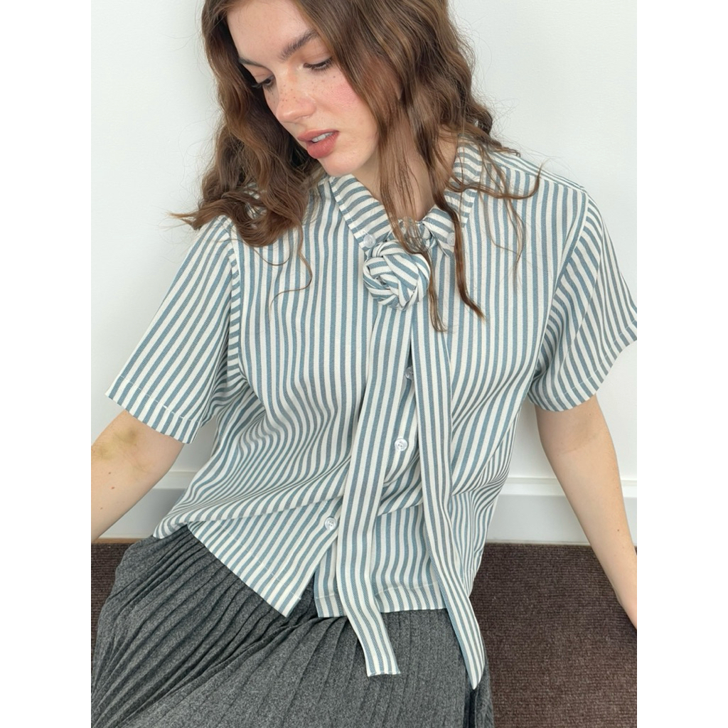 MALI Stripes camellia shirt