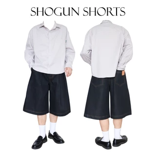 JAMANBKK / SHOGUN SHORTS / กางเกงยีนส์ขาสั้นคลุมเข่า