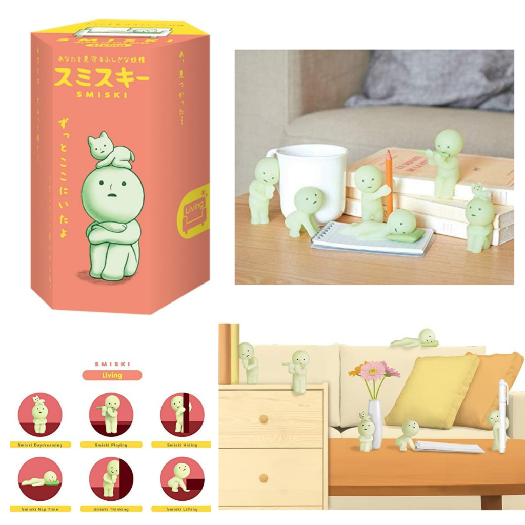 1 ชิ้นสุ่ม SMISKI HIPPERS series วัสดุเรืองแสง สามารถติดกาวเพื่อวัตถุในชีวิตประจําวัน อุปกรณ์เสริมโท