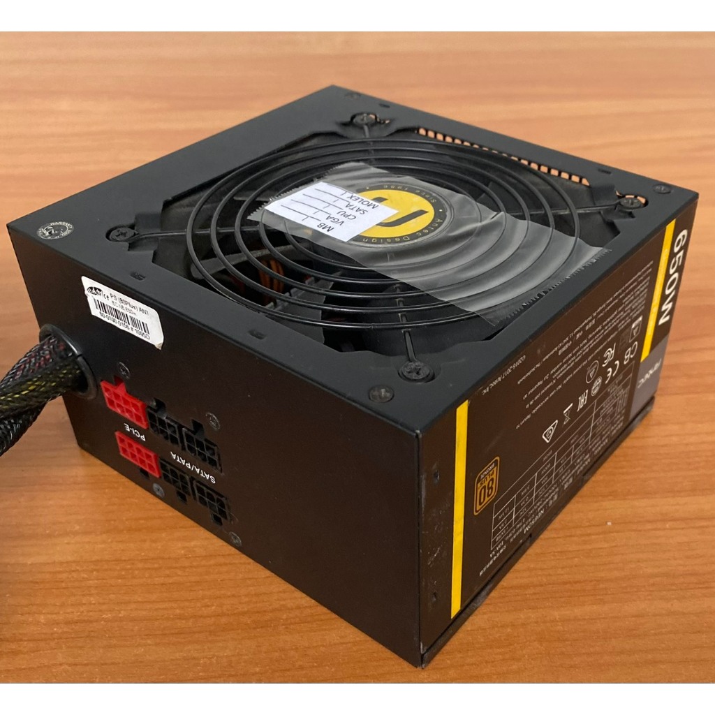 POWER SUPPLY (อุปกรณ์จ่ายไฟ) ANTEC NE650M 650W ( 80+ BRONZE ) มือสอง