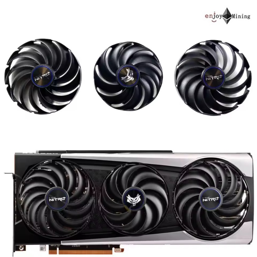 พัดลมการ์ดจอ SAPPHIRE Radeon RX 6800 6800XT 6900XT NITRO graphics card fan FDC10U12D9-C