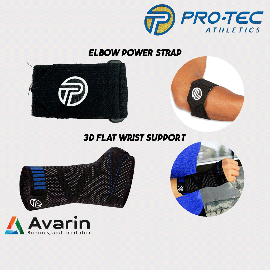 Pro-Tec Elbow Power Strap ช่วยลดการเจ็บจาก Tennis Elbow เหมาะกับกีฬาเทนนิส แบดมินตัน ฯลฯ แบรนด์คุณภาพจากอเมริกา