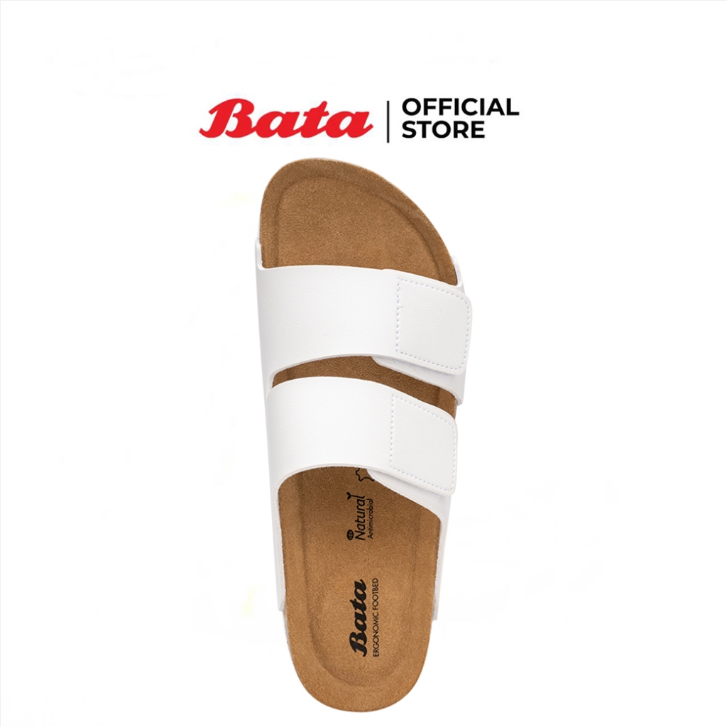 Bata شبشب كاجوال PACO — أخضر زيتوني / أبيض — صورة 4