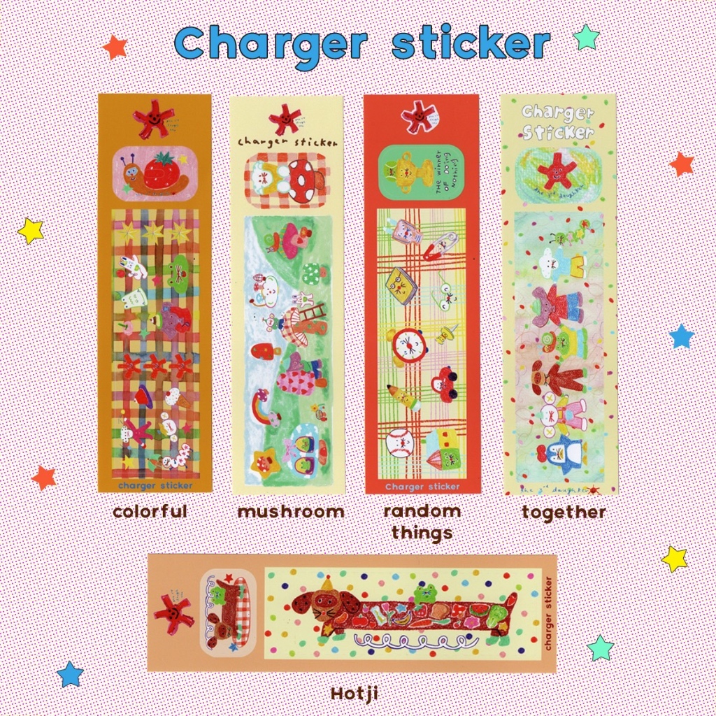 T3D Charger sticker สติ๊กเกอร์แปะหัวชาร์จ