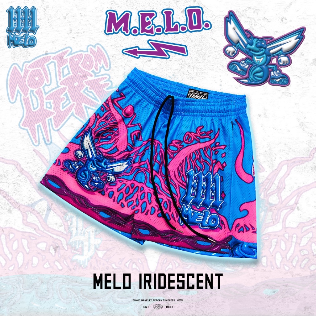 กางเกงกีฬา กางเกงบาสขาสั้น MELO IRIDESCENT [ มีไซส์ใหญ่ ]