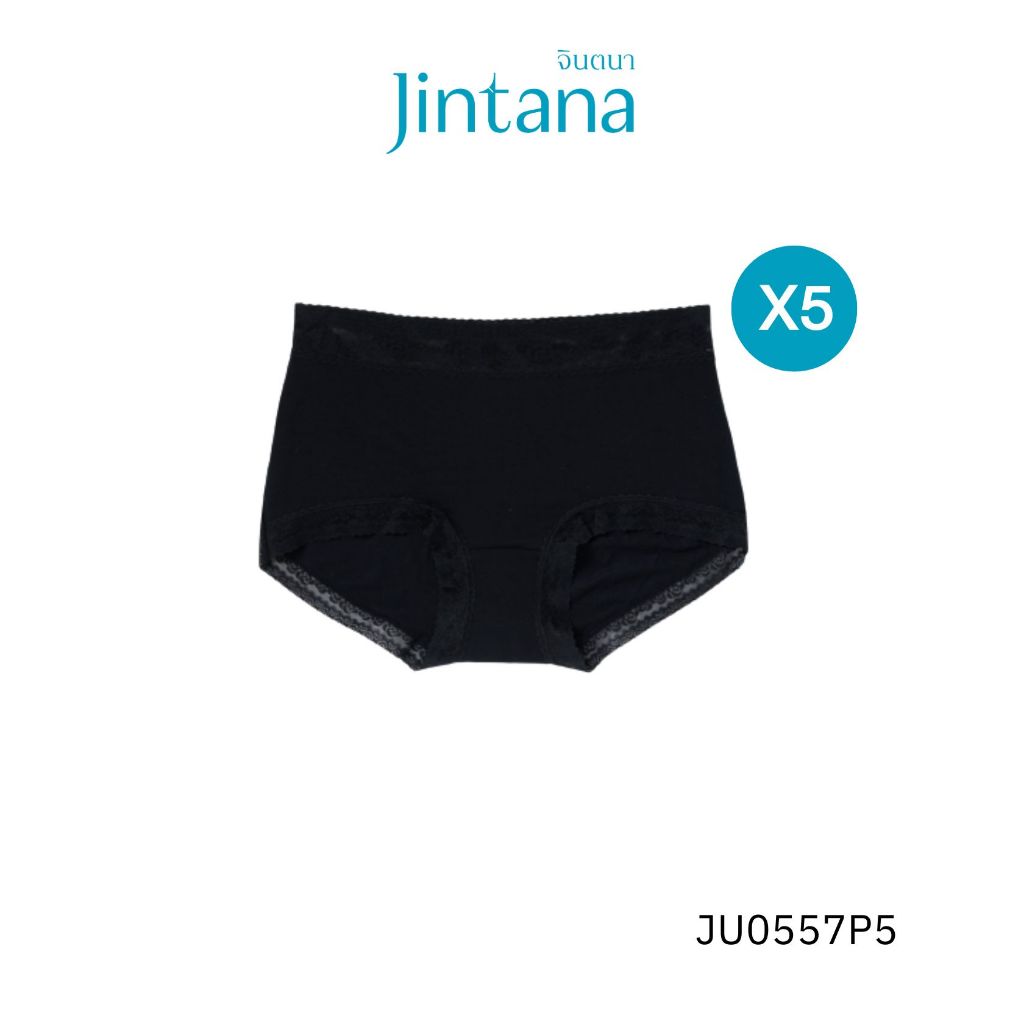 (สินค้าขายดี)(แพ็ก5ชิ้น) Jintana กางเกงใน รุ่น Basic รหัส JU0557P5 ผ้านิ่มพิเศษ เบา เย็นสบาย  กางเกงในเย็น กางเกงในนิ่ม