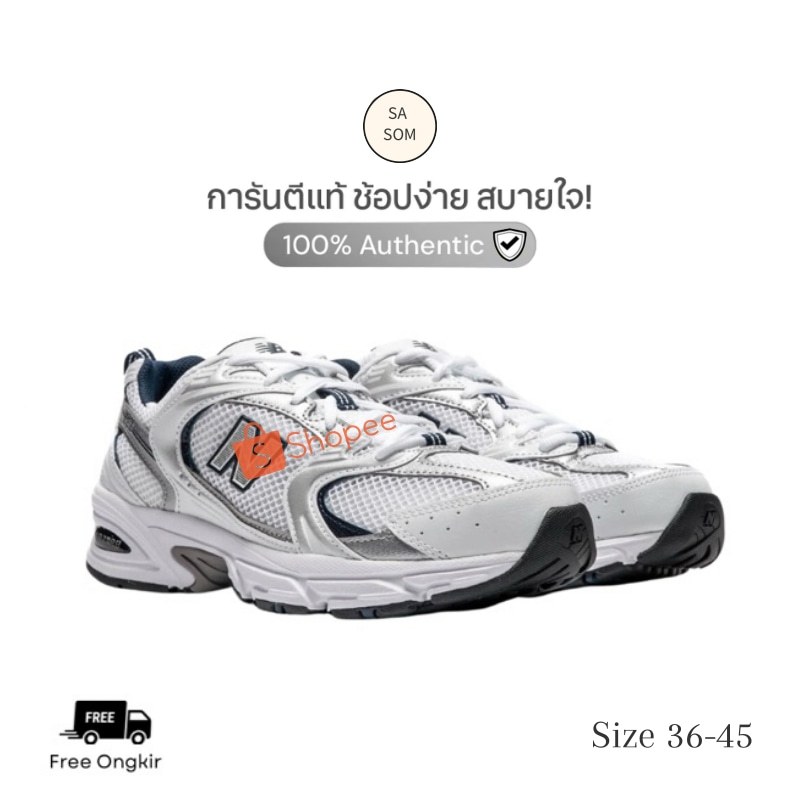 SASOM รองเท้า ℕ𝔼𝕎 𝔹𝔸𝕃𝔸ℕℂ𝔼 530 วบาลานซ์ MR530SG รองเท้ากีฬาชายและหญิง