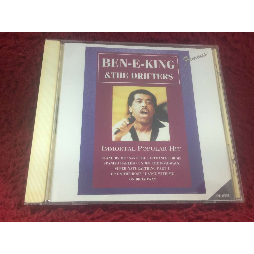 CD BEN-E-KING &THE DRIFTERS - IMMORTAL POPULAR HIT สภาพตามรูปปก ZA137-136