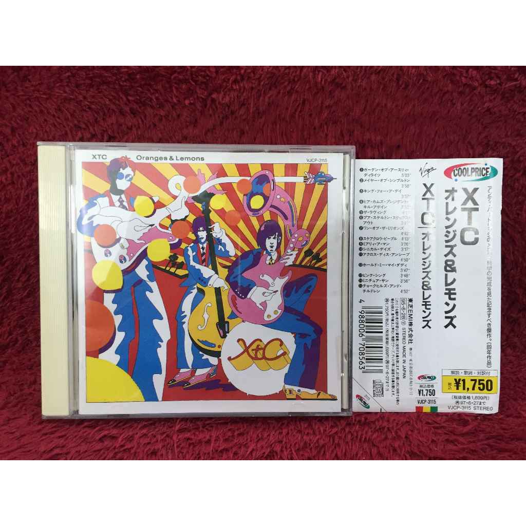 CD XTC – Oranges & Lemons สภาพตามรูปปก EA4-58