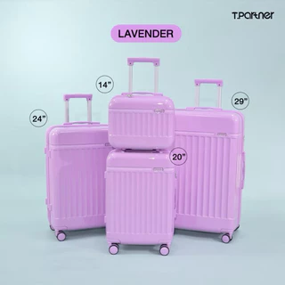 Tpartner แท้100% (รับประกัน 1 ปี) กระเป๋าเดินทางล้อลากรุ่น Melody Series 7 สีสุดน่ารัก วัสดุ PC+ABS ผิวเงาสวย แข็งแรง