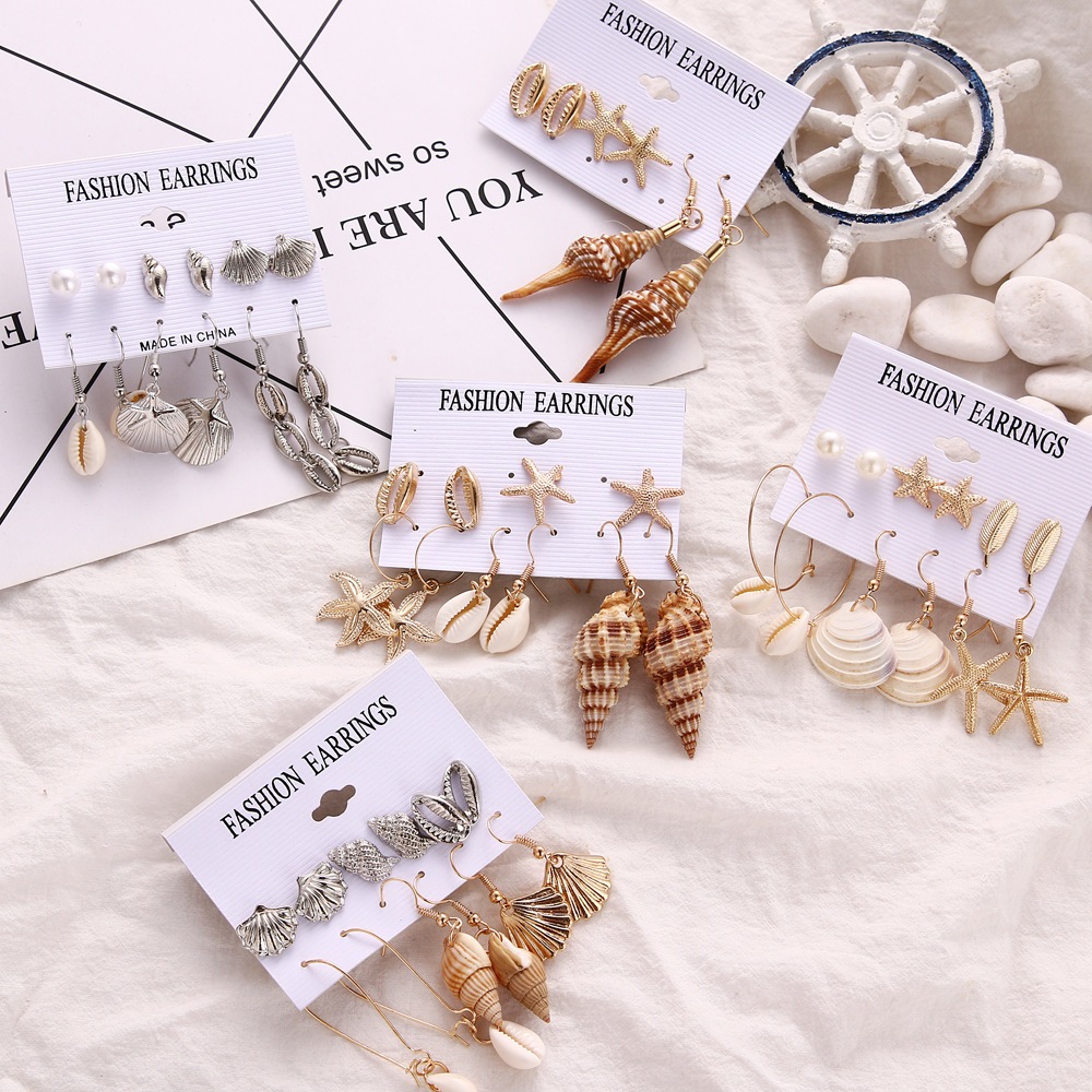 ส่งเร็ว จิวเกาหลี pearl earrings น่ารักๆ y2k summer ใหม่S1626