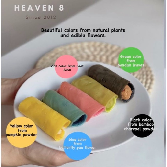 Heaven8: โตเกียวแป้งโอ๊ต ใช้วัตถุดิบตามธรรมชาติ ไม่ใส่สี ไม่แต่งกลิ่น ไม่มีวัตถุกันเสีย Heaven 8 Phu