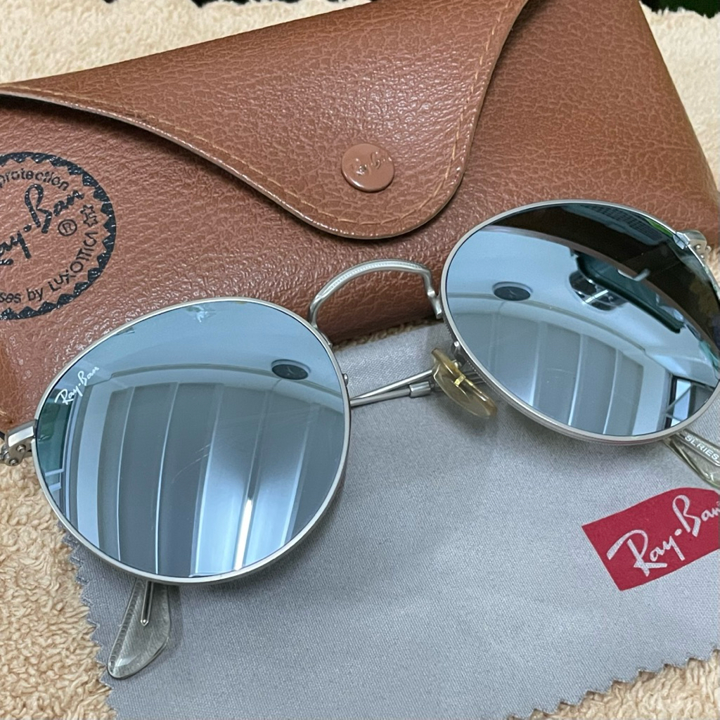 2nd hand - ของแท้ 100% RayBan Round Metal 50”