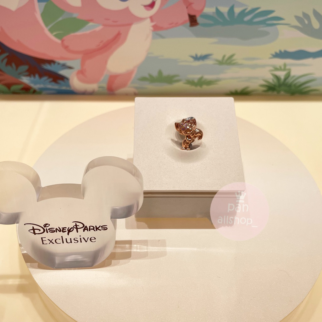 (ของแท้100%)Pandora rose charm Disney park linabell duffy and friend