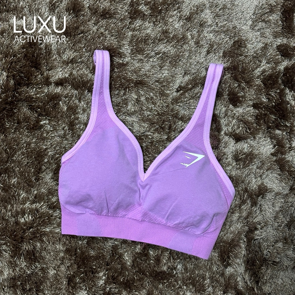 (พร้อมส่ง) GYMSHARK Vital V Neck Sports Bra ของแท้ 100%