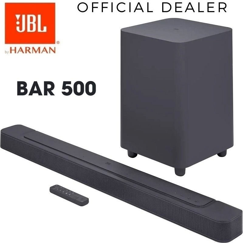 JBL ซาวด์บาร์ (590 วัตต์, 5.1 CH) รุ่น Bar 500 Pro
