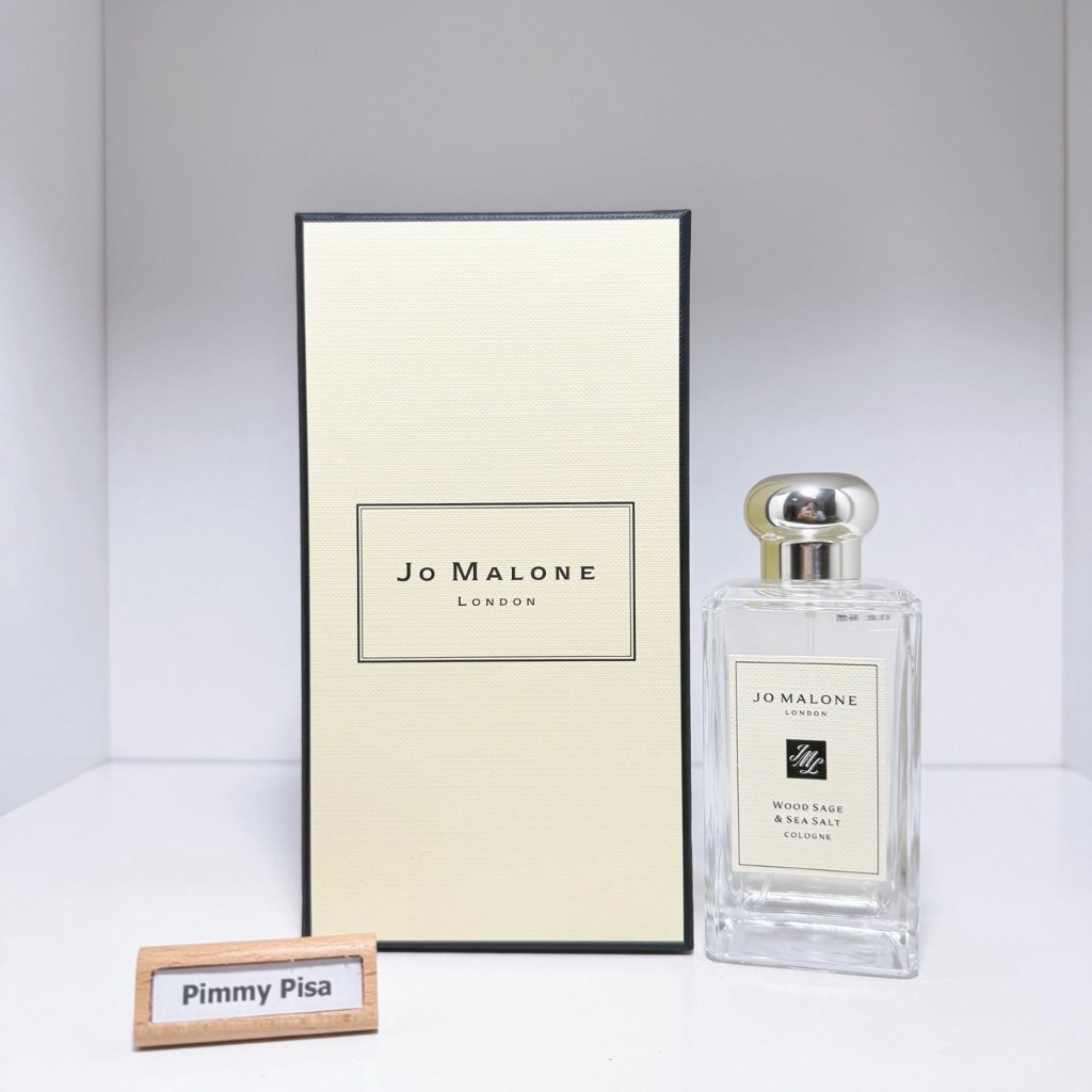 JO MALONE LONDON WOOD SAGE & SEA SALT  COLOGNE 100ML 📍 อุปกรณ์ กล่อง โบว์