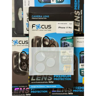 [FA168][สำหรับไอโฟน 17 Pro / 17 Pro Max] Focus Lens Frame Hybrid Matte ฟิล์มไฮบริดกันรอยฐานเลนส์ แบบด้าน - HB MT