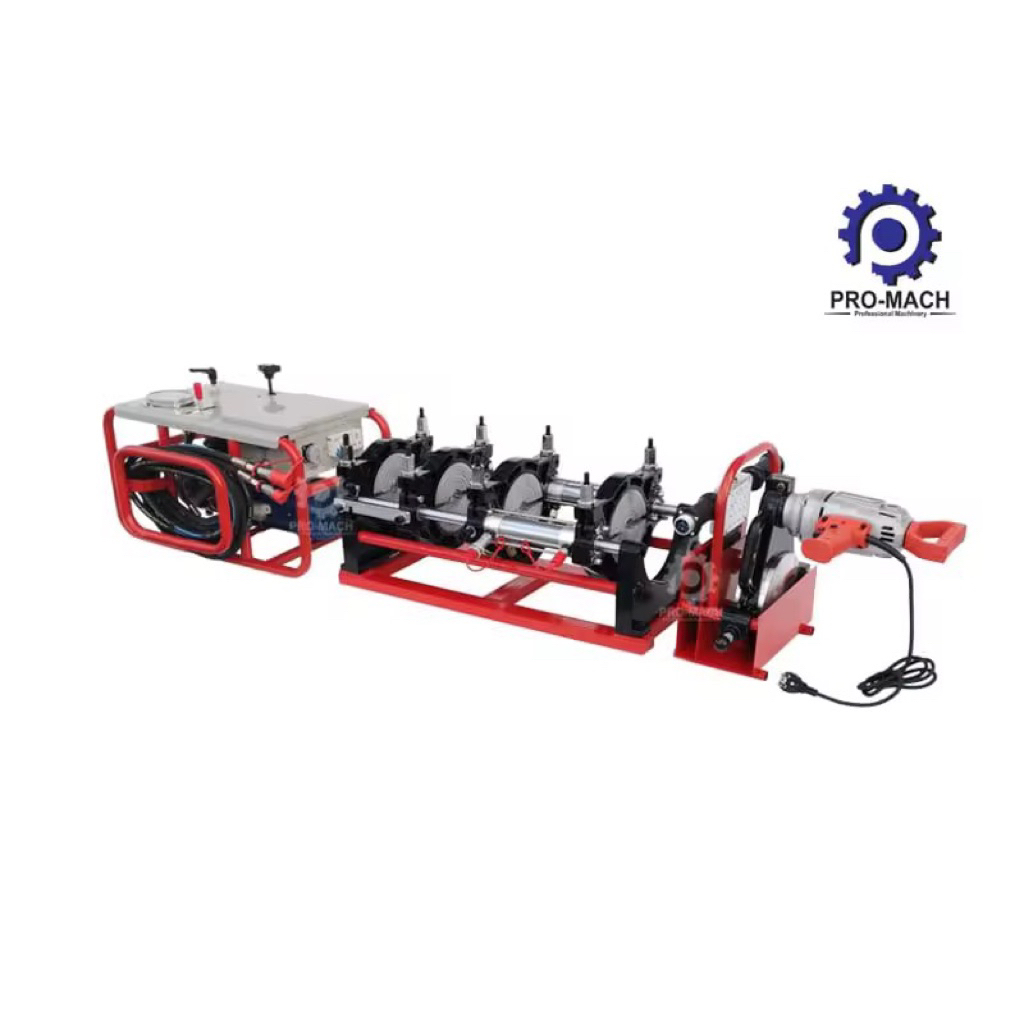 เครื่องเชื่อมท่อ HDPE เครื่องเชื่อมท่อแบบไฮดรอลิค ขนาด 160 mm. (6 นิ้ว) รุ่น EX-HY160